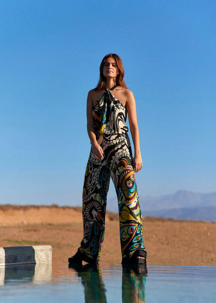 Pop Flowy Woven Pants Rio Multi
