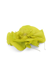 Shop PRE - ORDER Cindy Silk Fascinator | Lime Green - Morgan & Taylor