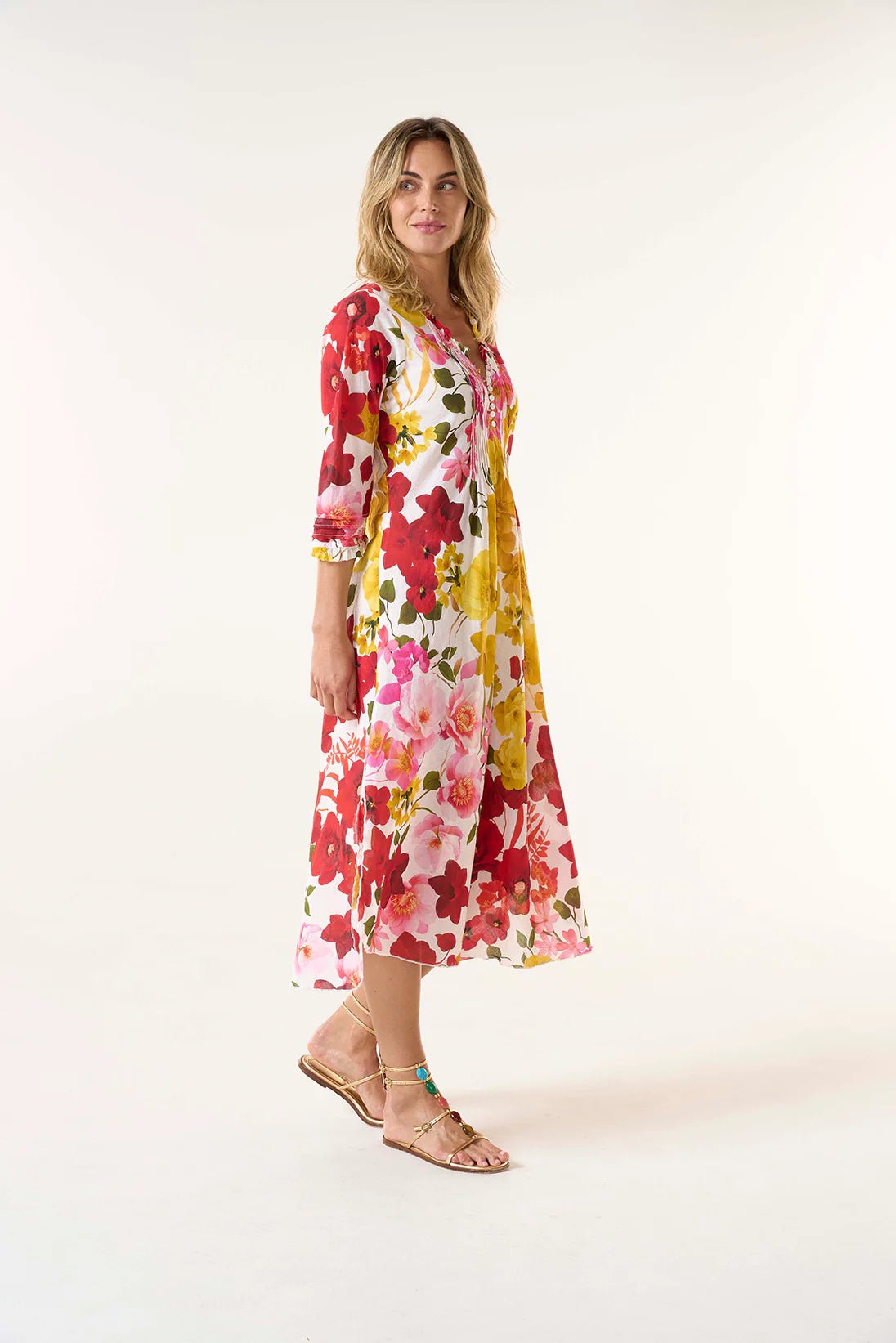 Shop PRE - ORDER Long Poppy - Flamenco Yellow - Cotton | Yellow - Oneseason Australia