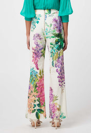 Shop PRE - ORDER OnceWas Bahia Linen Rayon Pant | Wisteria Alba - ONCEWAS