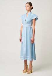 Shop PRE - ORDER Panama Dress | Limited Release in Chambray - ONCEWAS