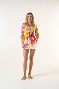 Shop PRE - ORDER Poppy Top - Flamenco - Cotton | Yellow - Oneseason Australia