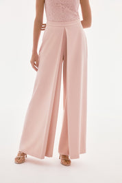 Shop PRE - ORDER Signature Woven Crepe High Waist Wide Leg Pants Style 251734 | Quartz - Joseph Ribkoff