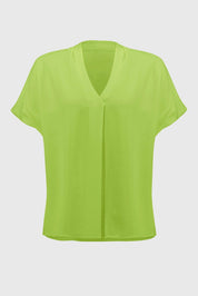 Shop PRE - ORDER Textured Woven Straight Top Style 251087 | Greenery - Joseph Ribkoff