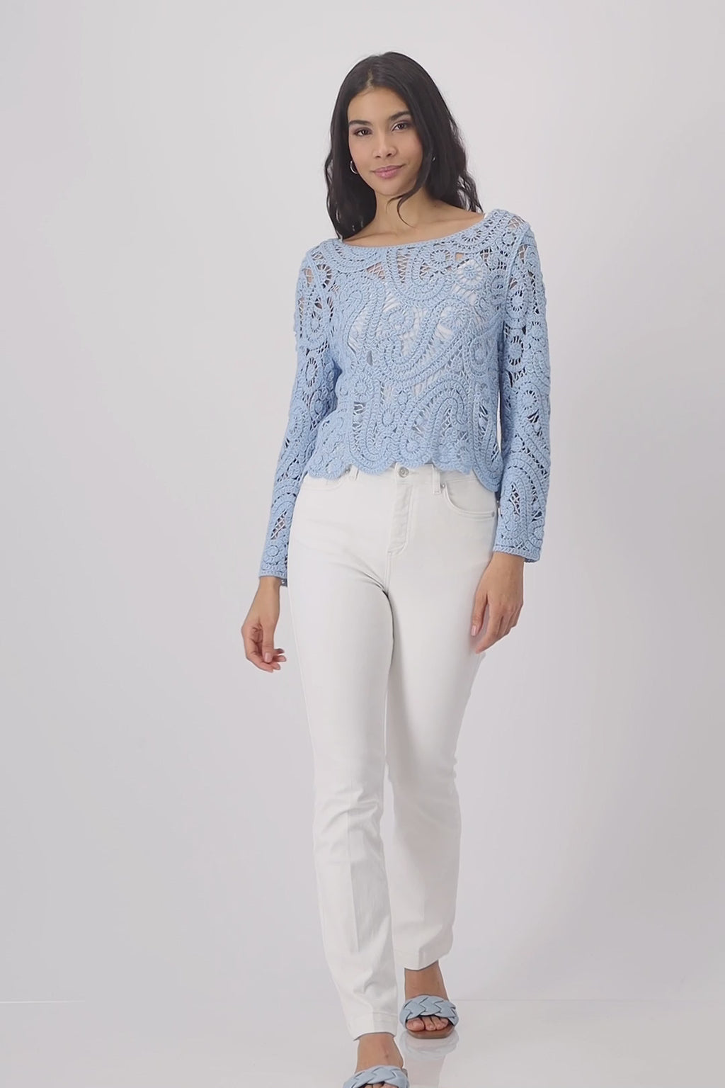 Monari Call It Spring Lace Sweater