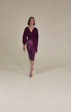 Sacha Drake Sequin Stretch Skirt