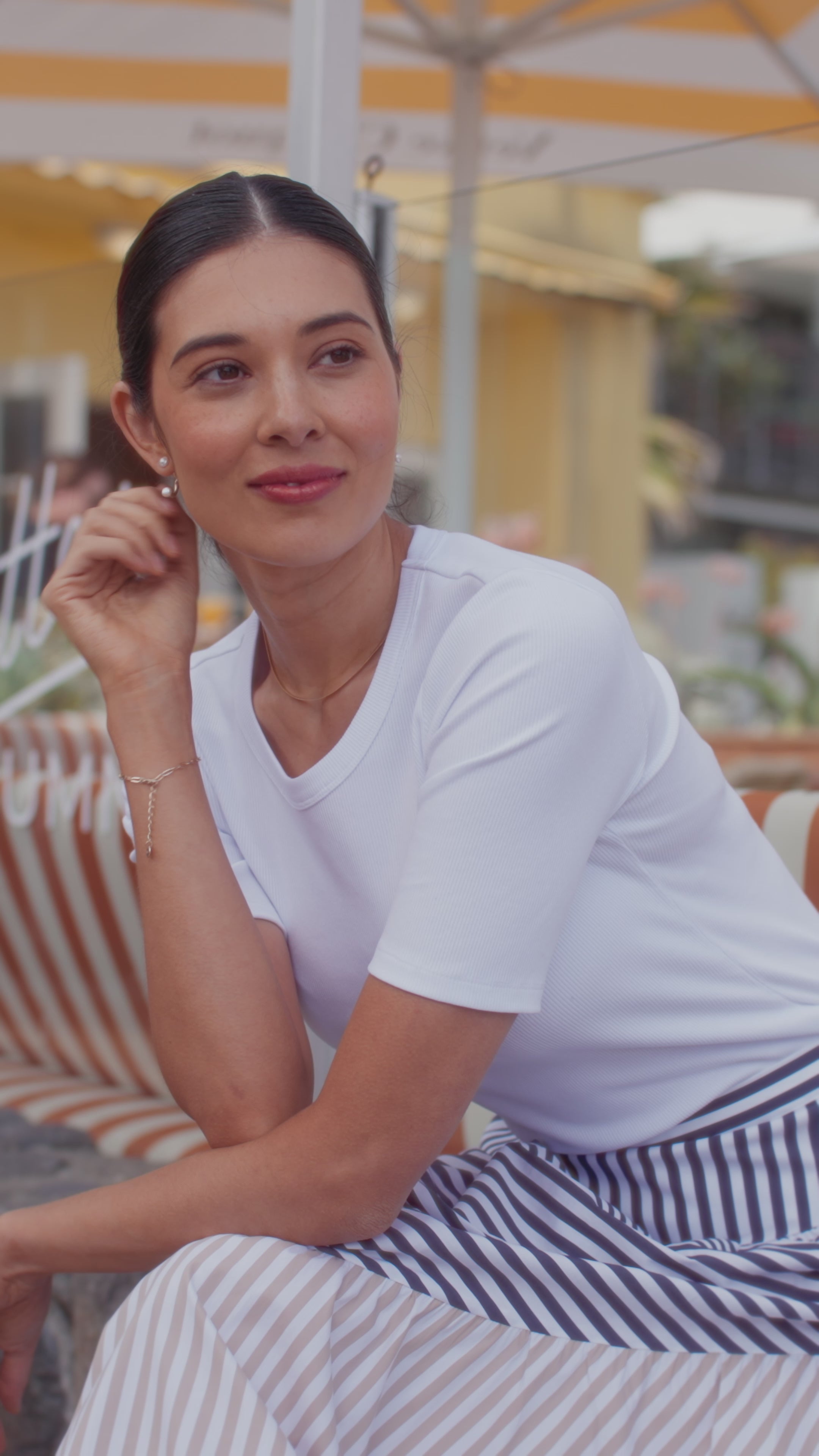 Foil Jet Set Go Cotton Tee