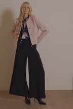 Joseph Ribkoff Bouclé Collarless Jacket