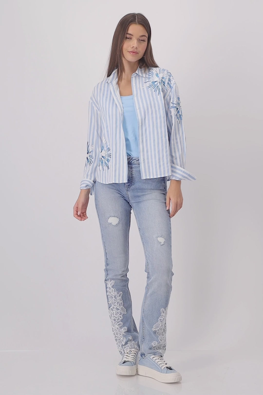 Monari Call It Spring Stripe Blouse