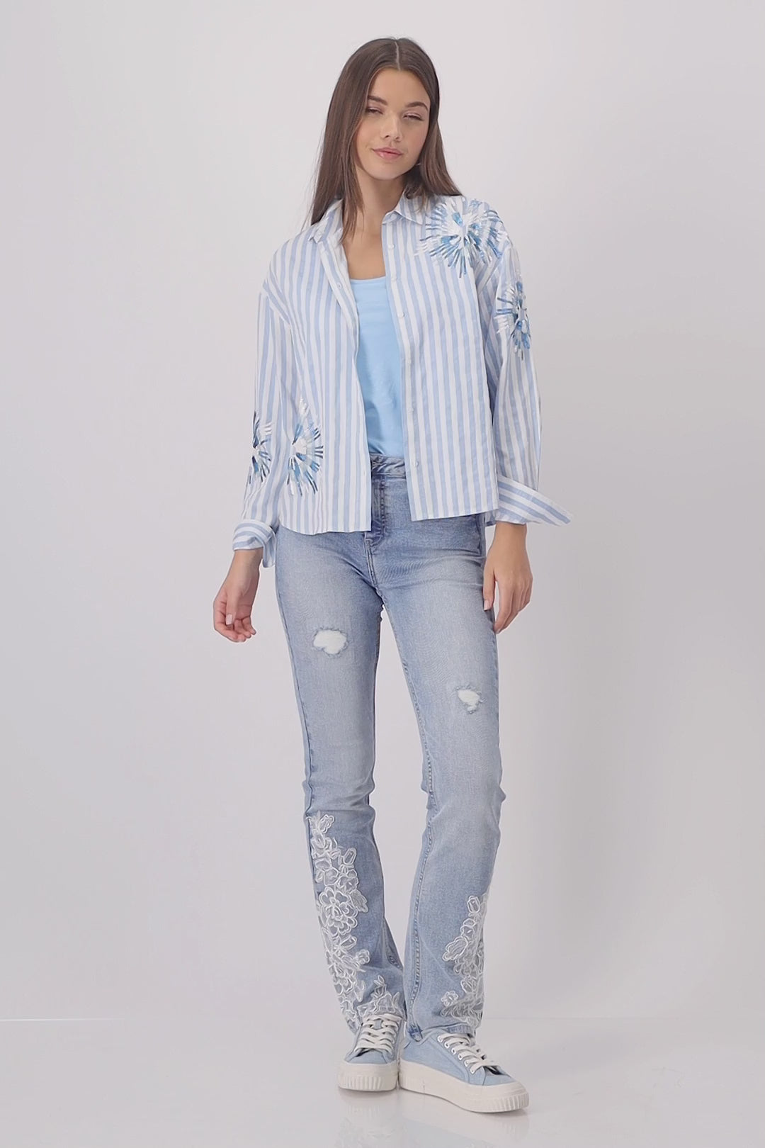 Monari Call It Spring Stripe Blouse