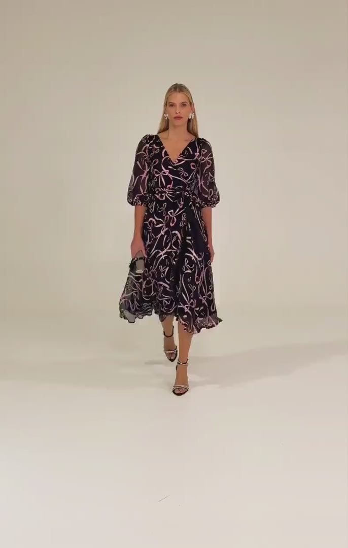 Sacha Drake Florence Wrap Midi Dress