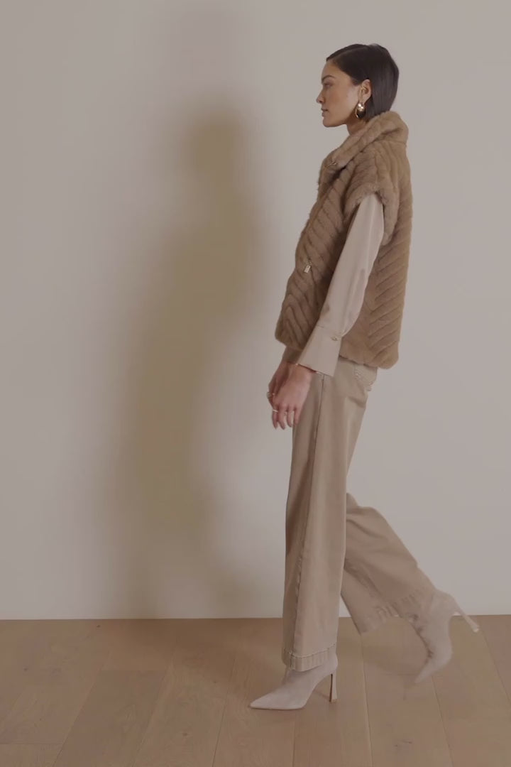 Joseph Ribkoff Classic Wide Leg Pull-On Jeans