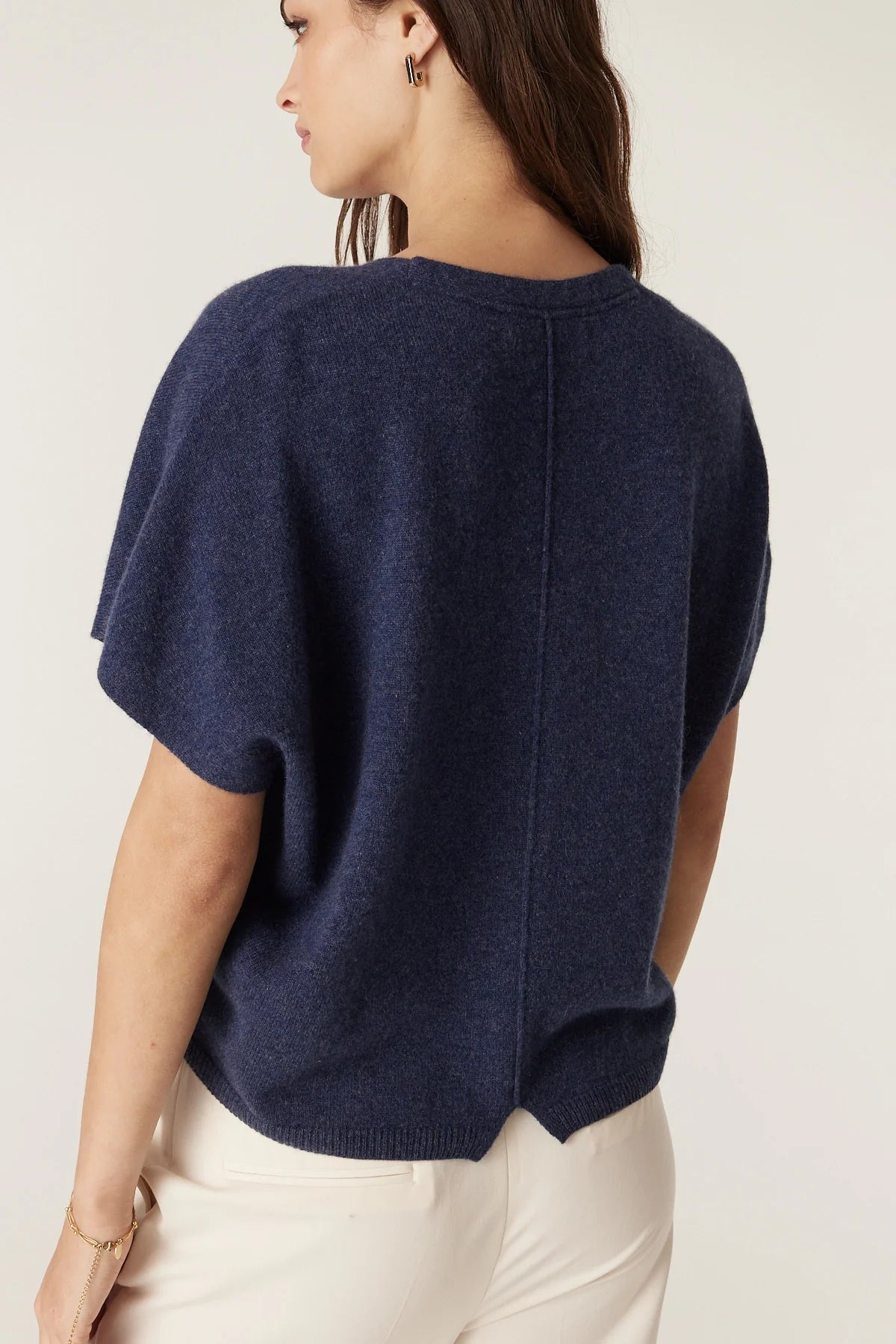 Shop Pure Cashmere Relaxed Top - Cable Melbourne