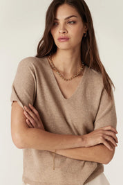 Shop Pure Cashmere Relaxed Top - Cable Melbourne