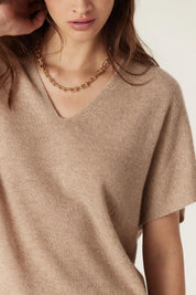 Shop Pure Cashmere Relaxed Top - Cable Melbourne