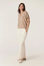 Shop Pure Cashmere Relaxed Top - Cable Melbourne