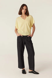 Shop Pure Cashmere Relaxed Top - Cable Melbourne