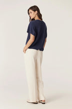 Shop Pure Cashmere Relaxed Top - Cable Melbourne