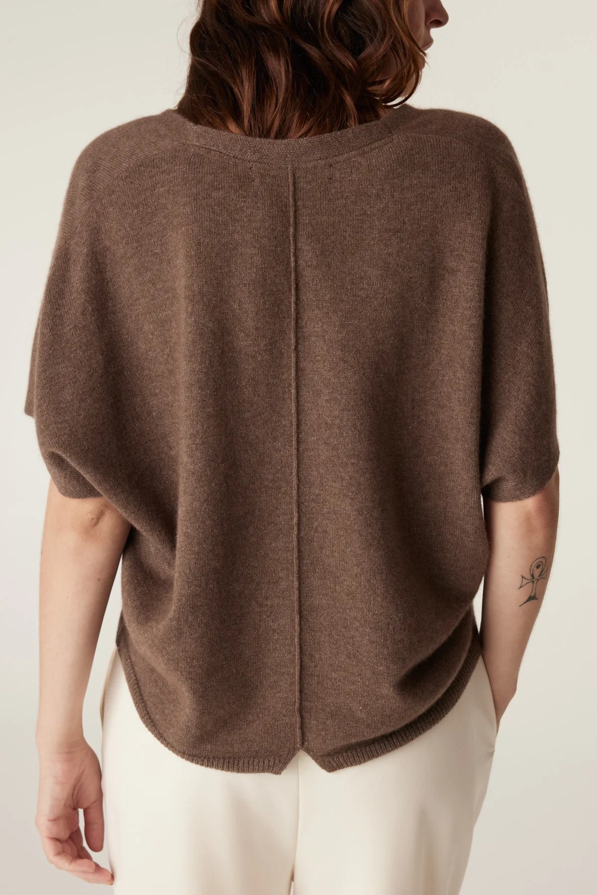 Shop Pure Cashmere Relaxed Top - Cable Melbourne