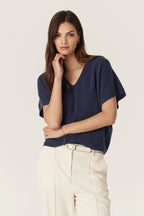 Shop Pure Cashmere Relaxed Top - Cable Melbourne