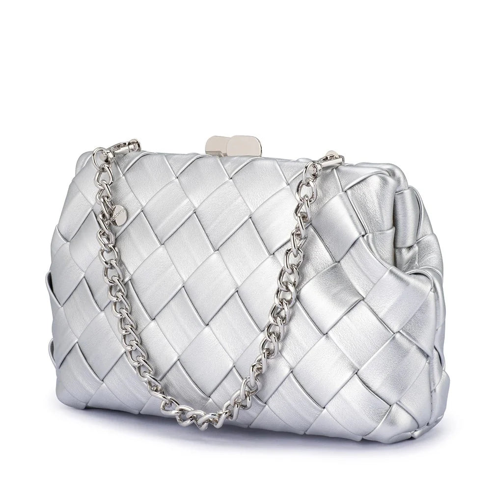 Shop Quinn Woven Clutch - Olga Berg