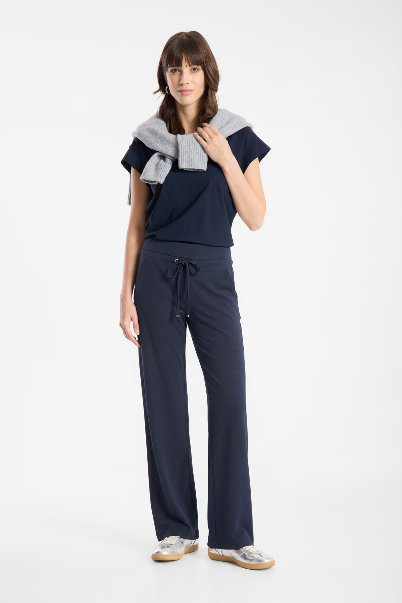 Shop Raffaello Rossi Candice Straight Jogger Marine Navy - Raffaello Rossi