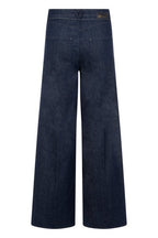 Shop Raffaello Rossi Sventy Belt Fluid Denim Wide Leg Jean - Raffaello Rossi