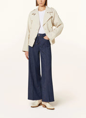 Shop Raffaello Rossi Sventy Belt Fluid Denim Wide Leg Jean - Raffaello Rossi