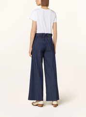 Shop Raffaello Rossi Sventy Belt Fluid Denim Wide Leg Jean - Raffaello Rossi