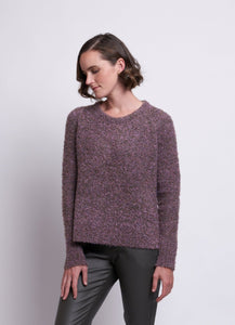 Shop Raglan To Riches Sweater | Lilac / Green - Foil