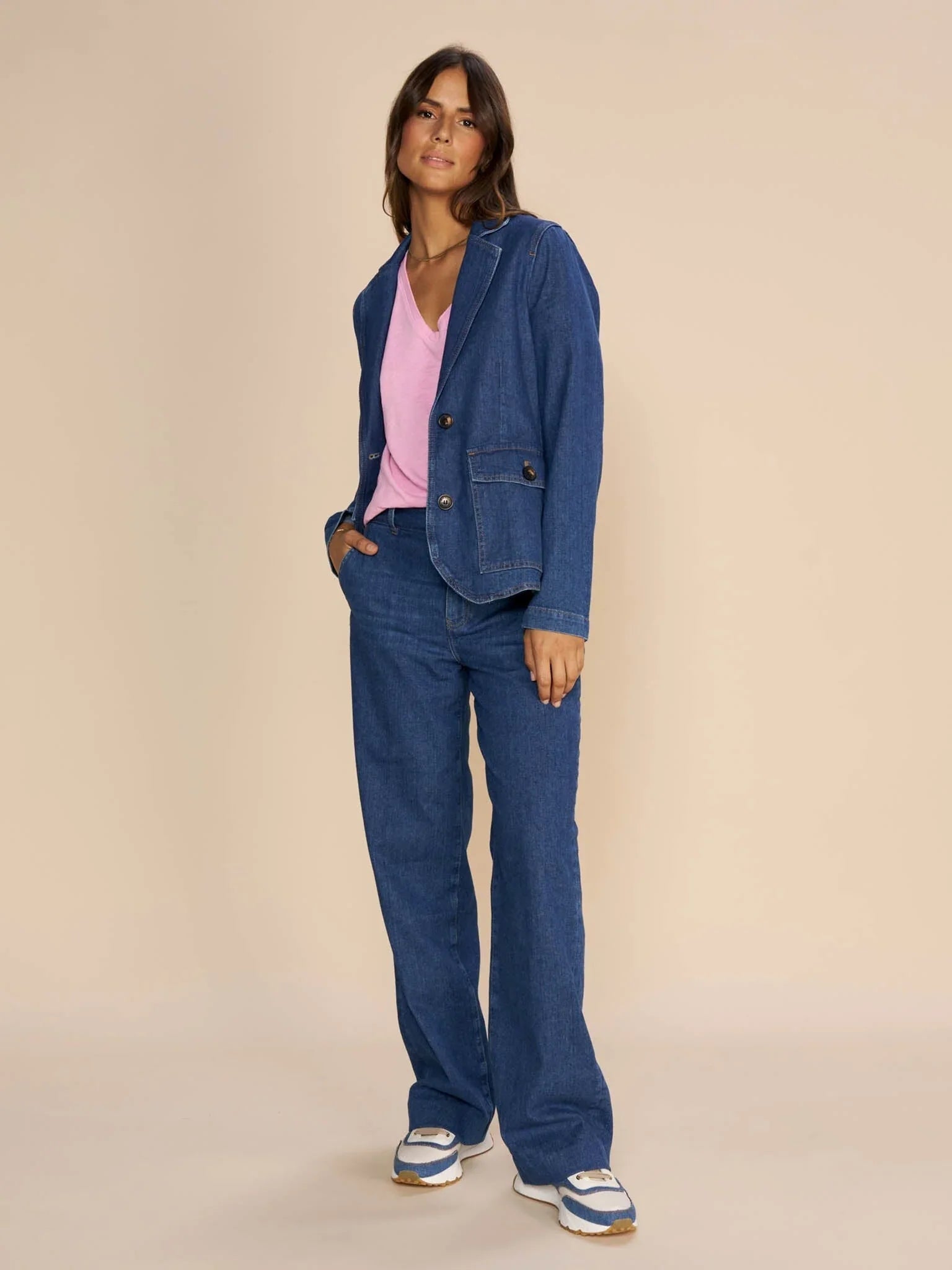 Shop Relee Stina Jeans | Blue - Mos Mosh