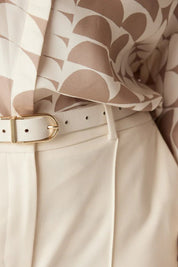 Shop Reversible leather Belt Ecru/Tan - Cable Melbourne