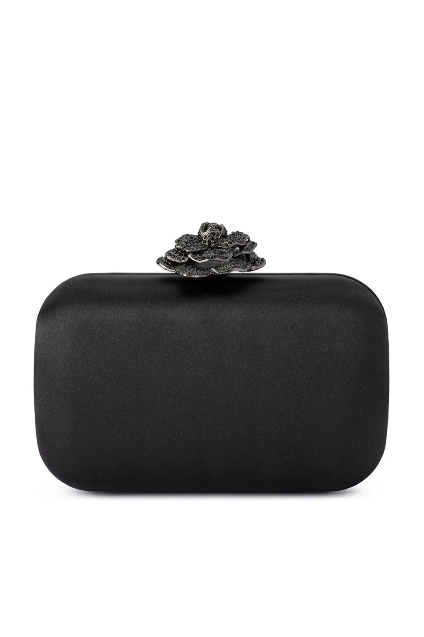 Shop Rosa Crystal Flower Lock Clutch - Olga Berg