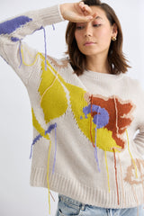 Mia Fratino Sabine Jacquard Atrisan Spun Crew