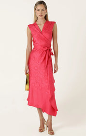Shop Sacha Drake Camelia Wrap Dress - SACHA DRAKE