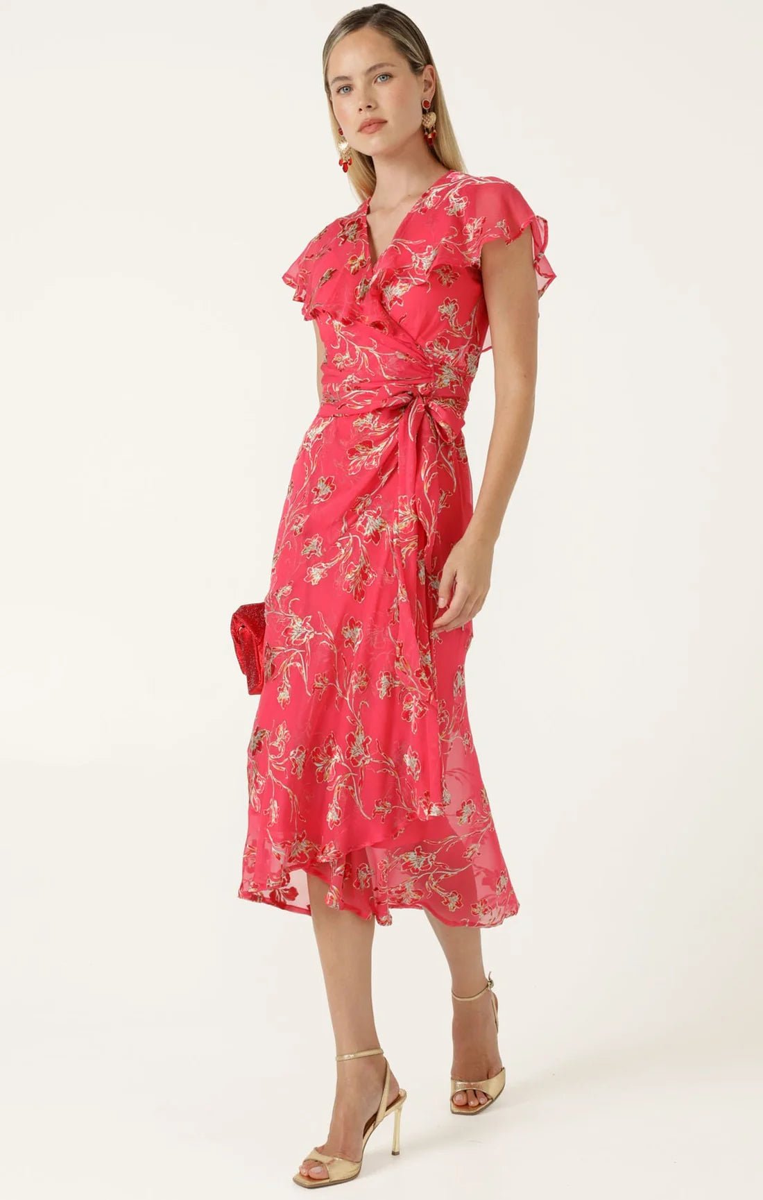 Shop Sacha Drake Eleanor Silk Wrap Dress - SACHA DRAKE