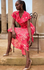 Shop Sacha Drake Eleanor Silk Wrap Dress - SACHA DRAKE