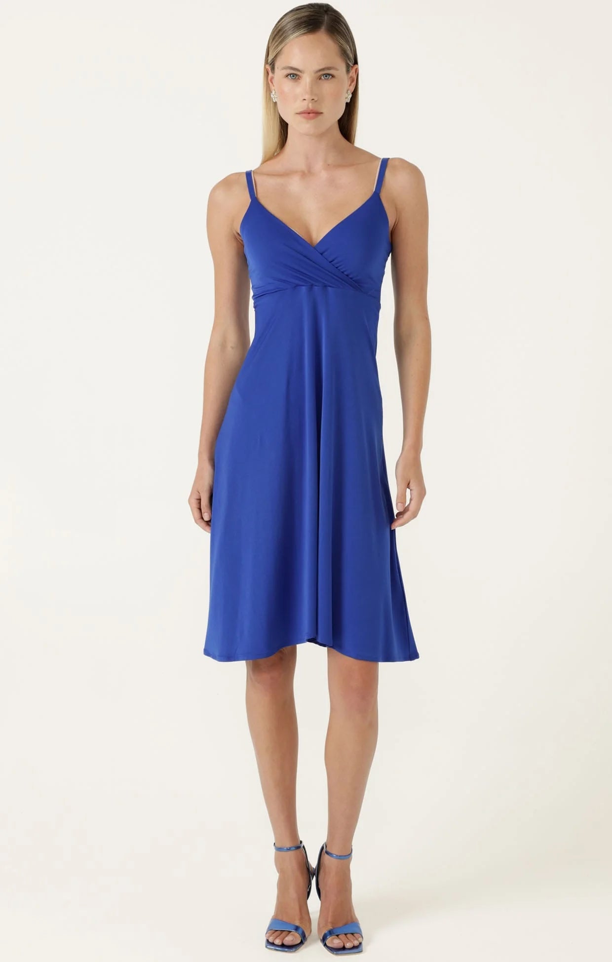 Shop Sacha Drake Elspeth Wrap Dress Sapphire Floral - SACHA DRAKE