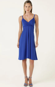 Shop Sacha Drake Elspeth Wrap Dress Sapphire Floral - SACHA DRAKE