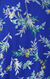 Shop Sacha Drake Elspeth Wrap Dress Sapphire Floral - SACHA DRAKE