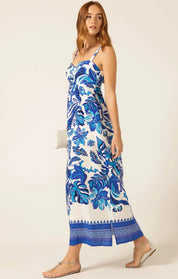 Shop SACHA DRAKE Euro Summer Maxi Dress, Blue Messina - SACHA DRAKE