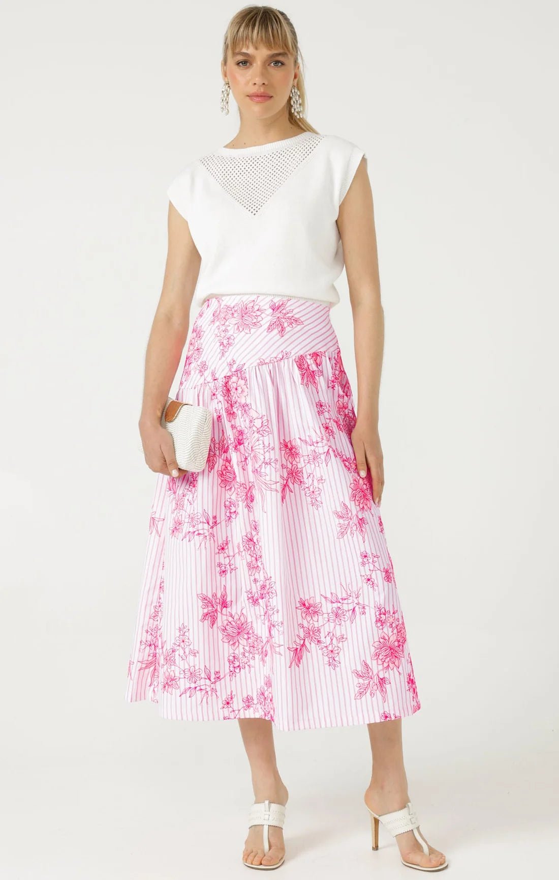 Shop Sacha Drake Ireni Midi Skirt - SACHA DRAKE
