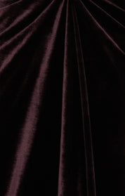 Fabric colour swatch of Sacha Drake Lavish Velvet Cowl Dress in Amethyst