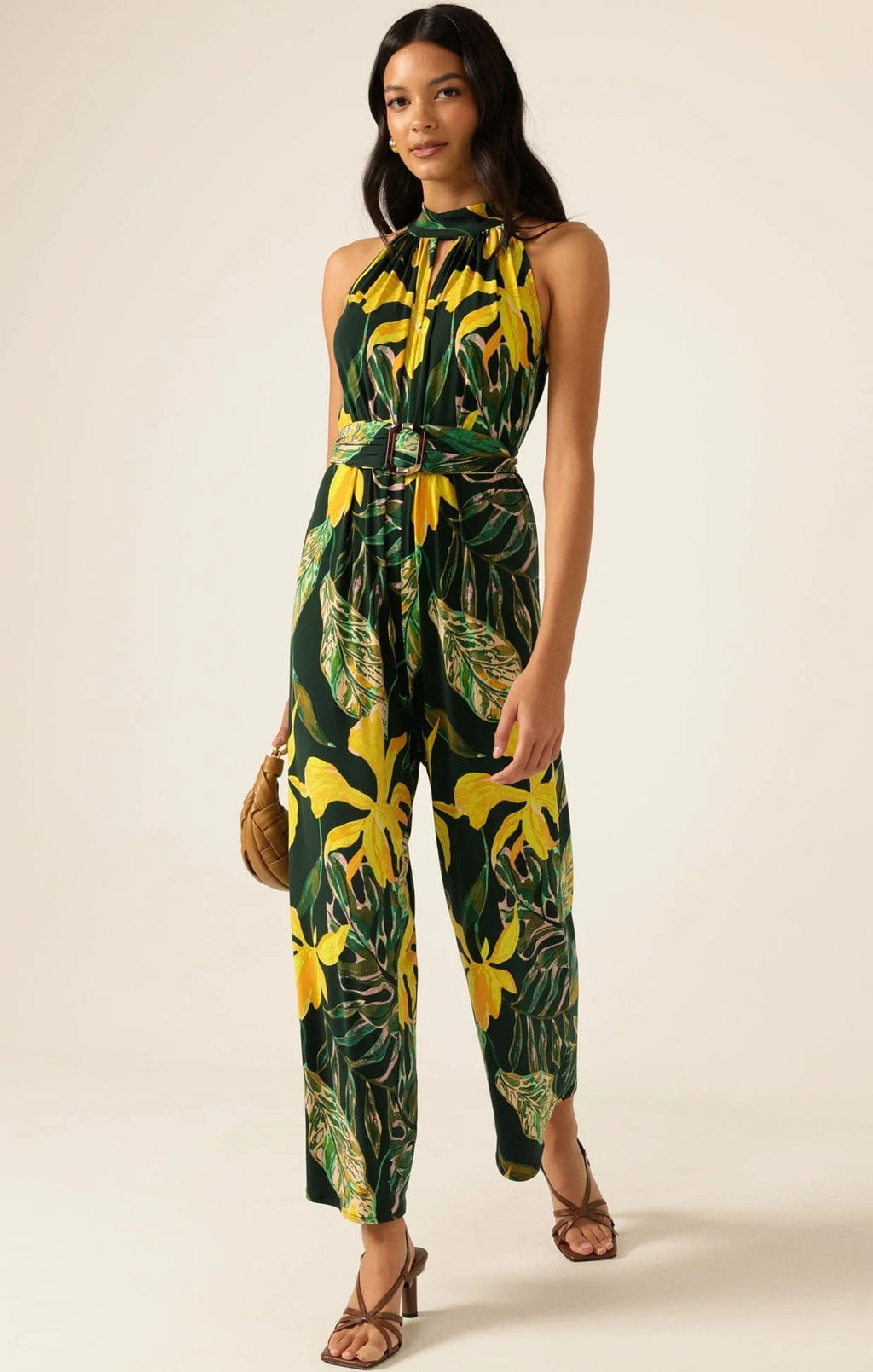 Shop SACHA DRAKE Lemon Lagoon Stretch Jersey Jumpsuit - SACHA DRAKE