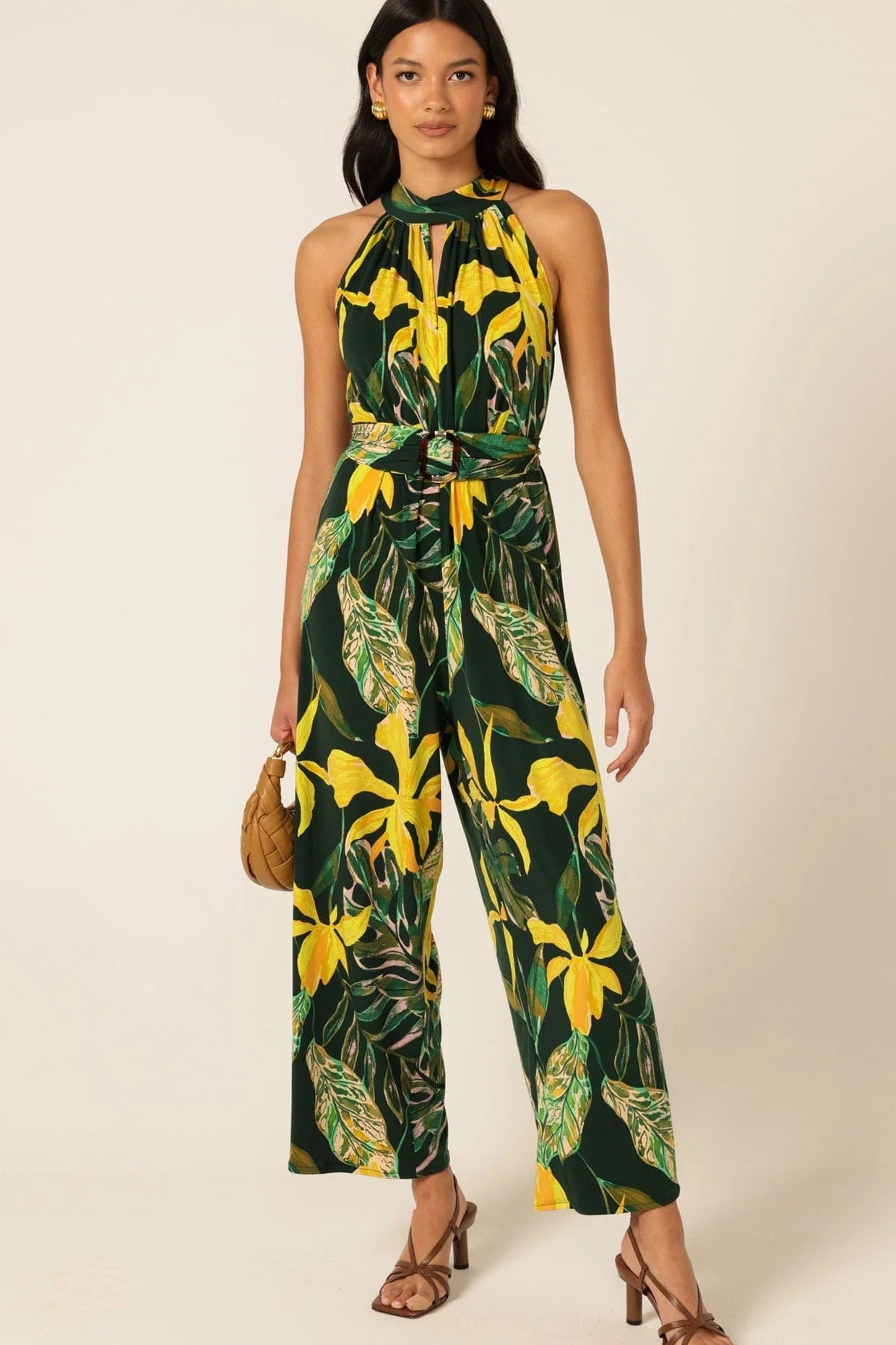 Shop SACHA DRAKE Lemon Lagoon Stretch Jersey Jumpsuit - SACHA DRAKE