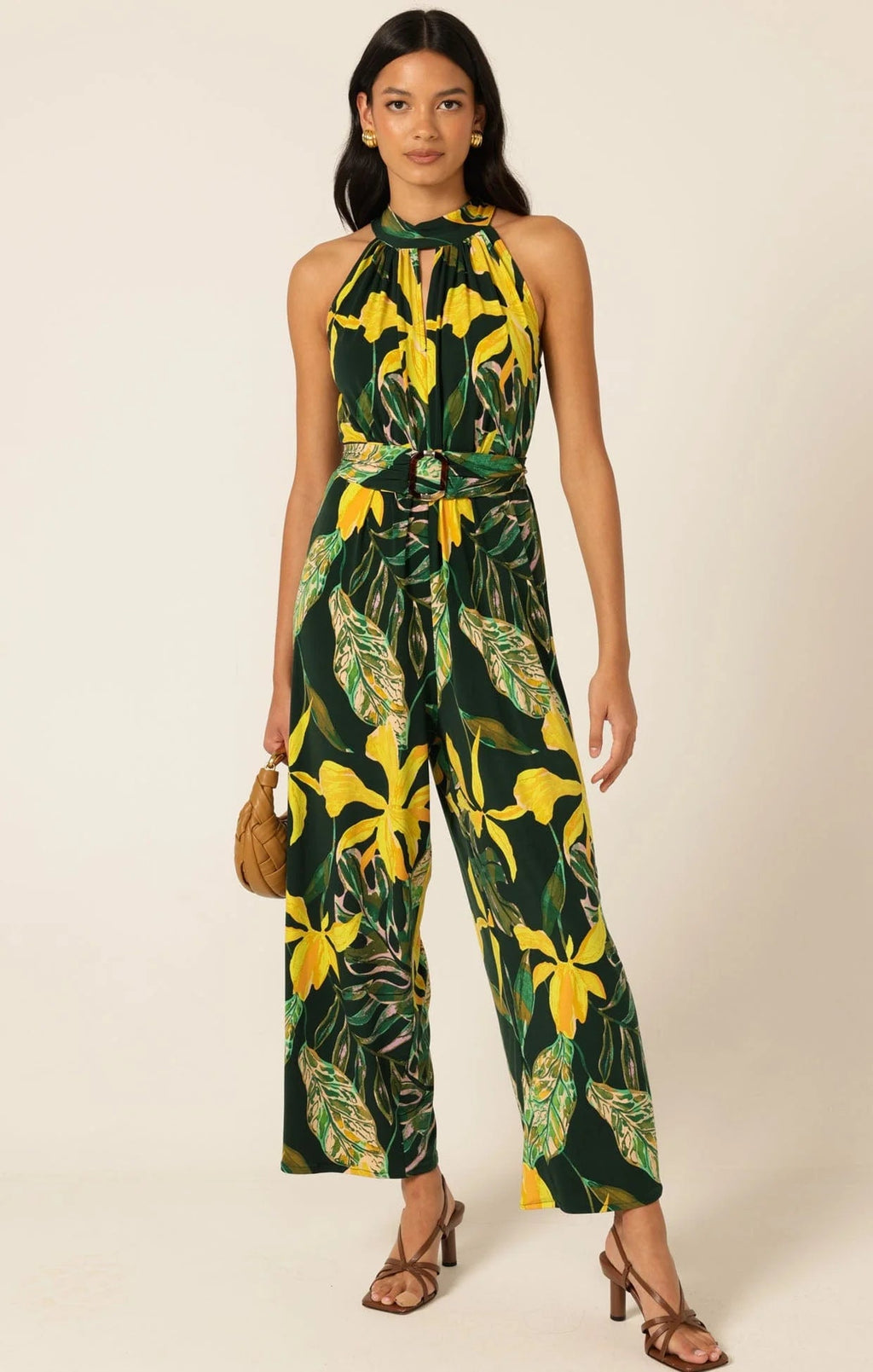 Shop SACHA DRAKE Lemon Lagoon Stretch Jersey Jumpsuit - SACHA DRAKE