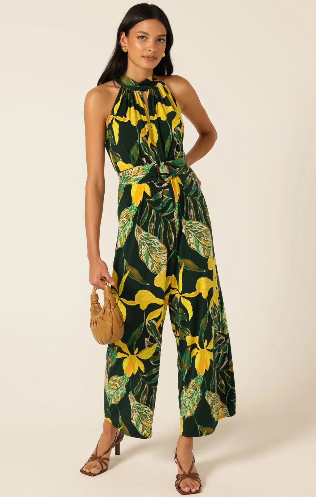 Shop SACHA DRAKE Lemon Lagoon Stretch Jersey Jumpsuit - SACHA DRAKE