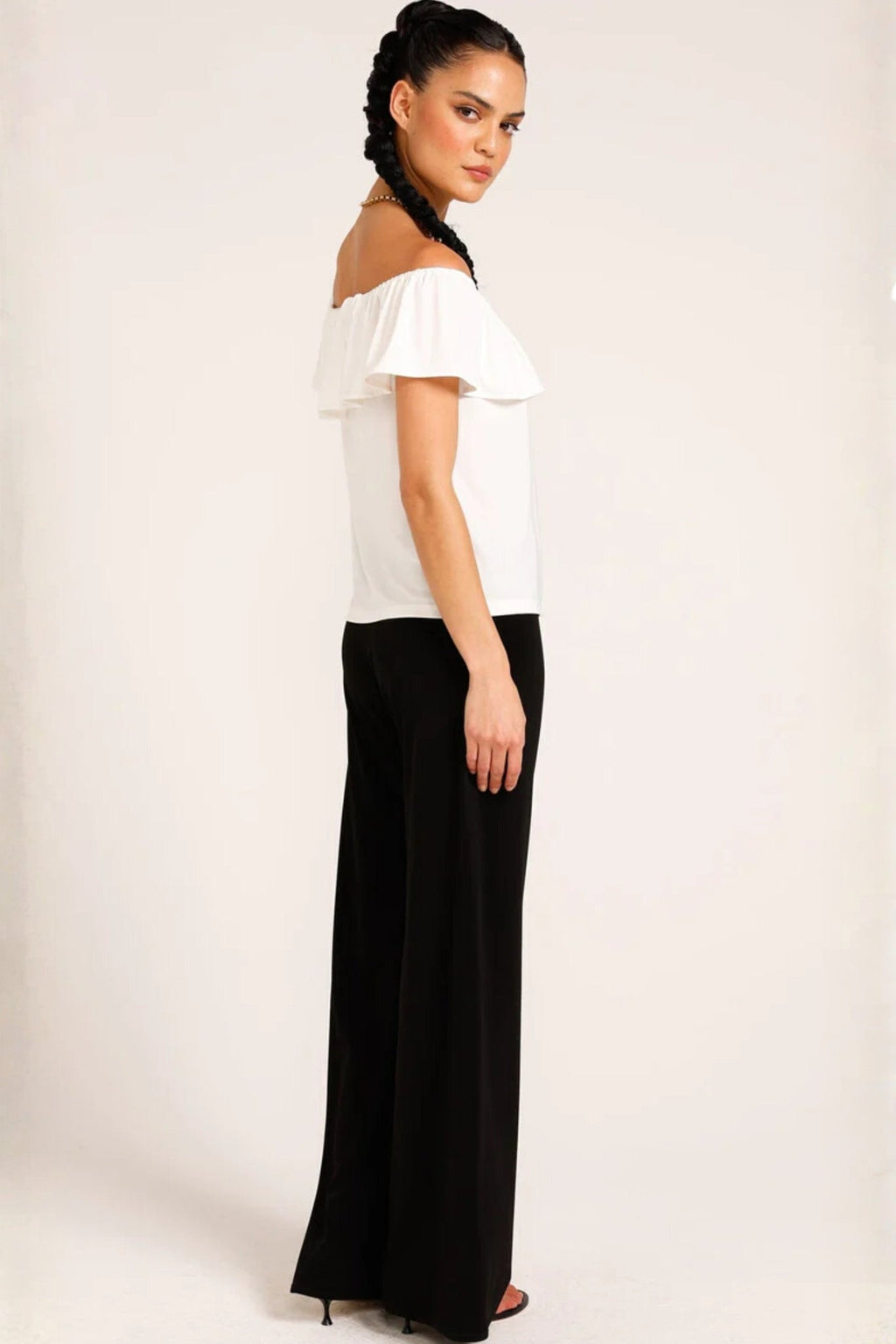 Shop SACHA DRAKE Off Shoulder Frill Top - SACHA DRAKE