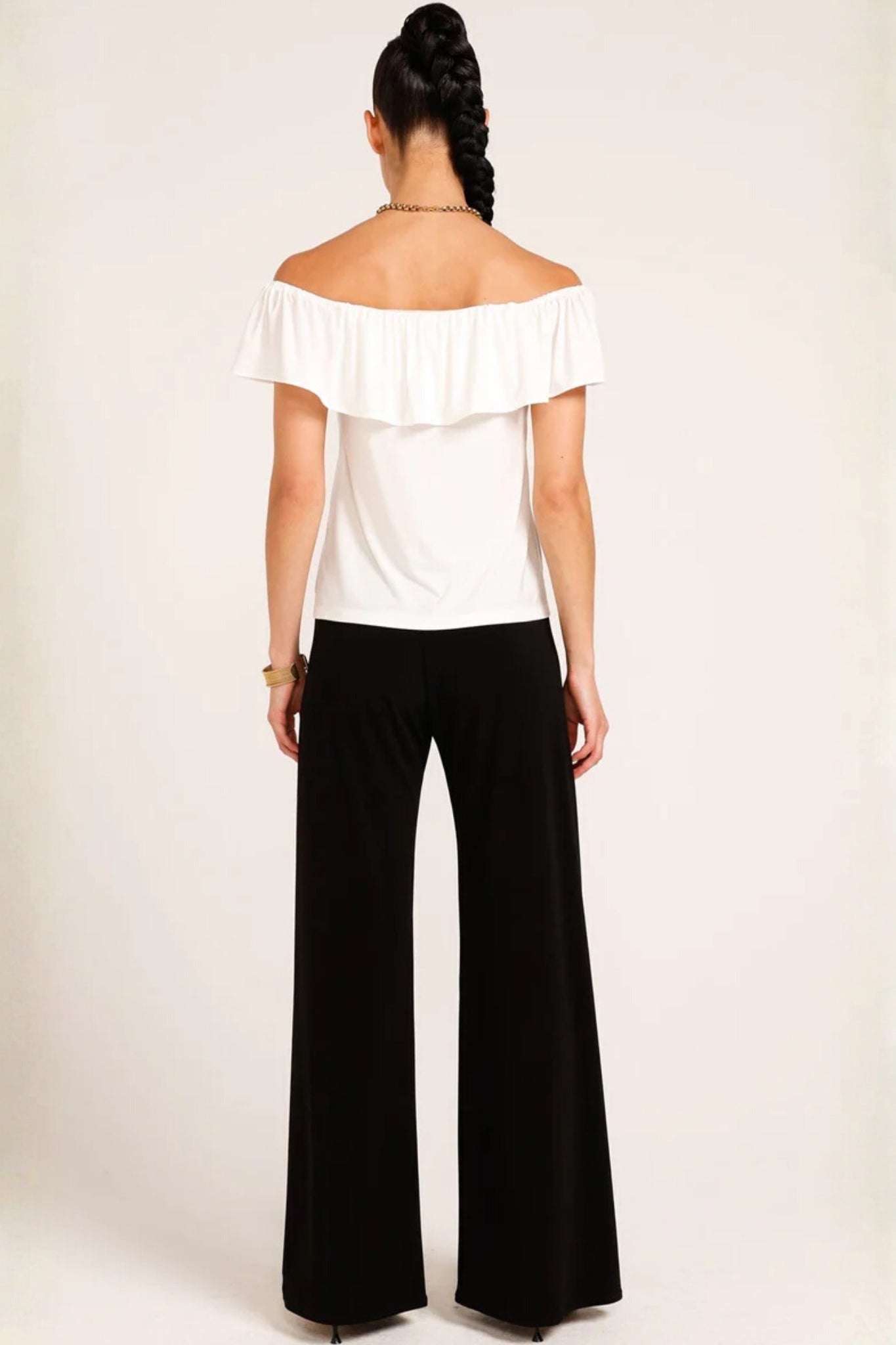 Shop SACHA DRAKE Off Shoulder Frill Top - SACHA DRAKE