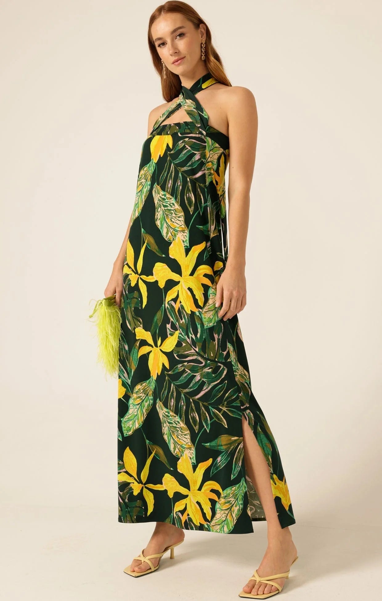 Shop SACHA DRAKE Zesty Squeeze Stretch Jersey Convertible Maxi Dress - SACHA DRAKE